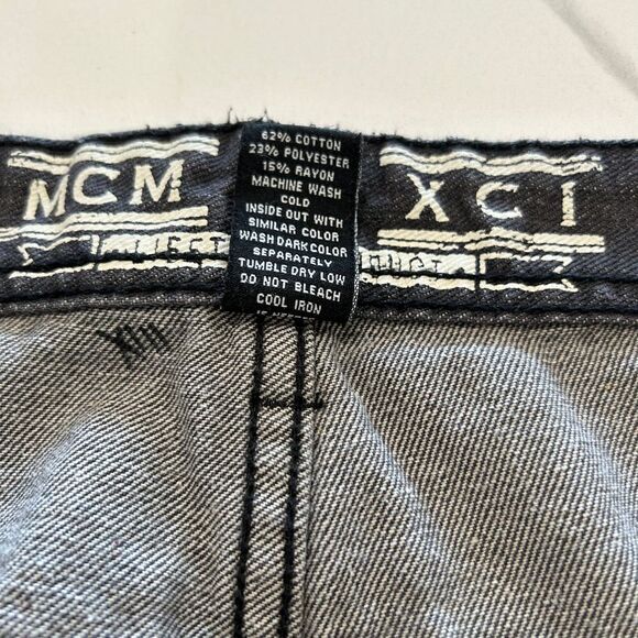 VTG Y2K Southpole MCM XCI Men's 34x31 Straight Leg Gray Denim Jeans Streetwear - Picture 5 of 10